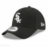 New Era Side Patch 9FORTY Cap MLB Chicago White Black
