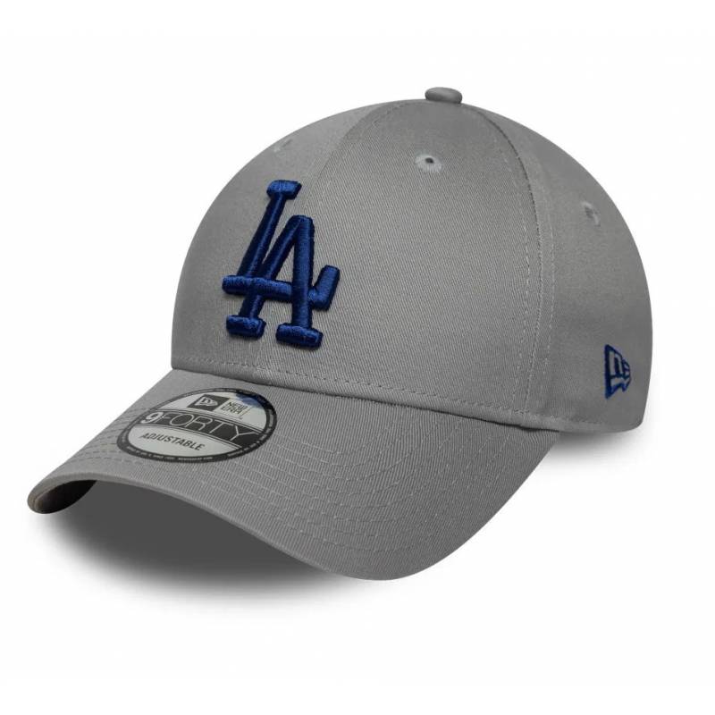 Casquette MLB Los Angeles Dodgers New Era Side Patch 2 9Forty Gris