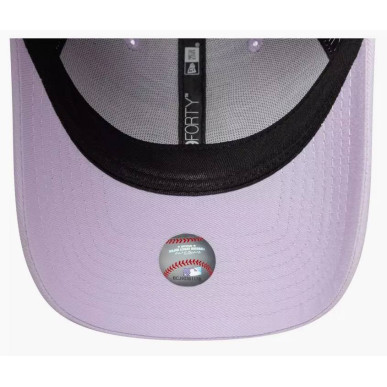 Casquette MLB Los Angeles Dodgers New Era League Essential 9Forty Violet pour Femme