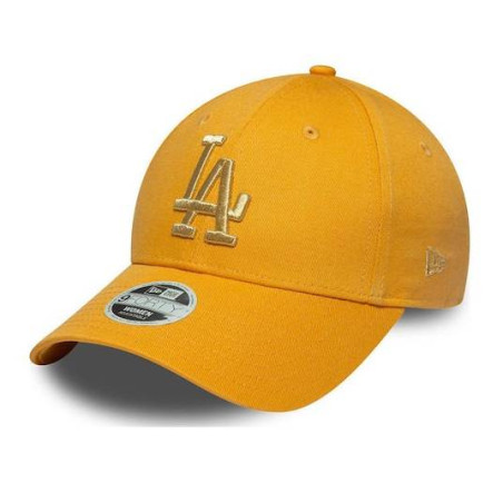 Women's New Era League Essential 9Forty hat MLB Los Angeles Dodgers Gold