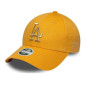 Casquette MLB Los Angeles Dodgers New Era League Essential 9Forty Or pour Femme