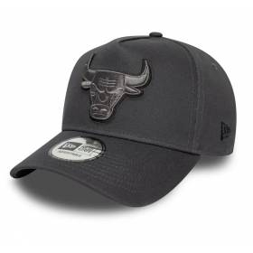 Casquette NBA Chicago Bulls New Era Outline E-Frame 9FORTY Gris