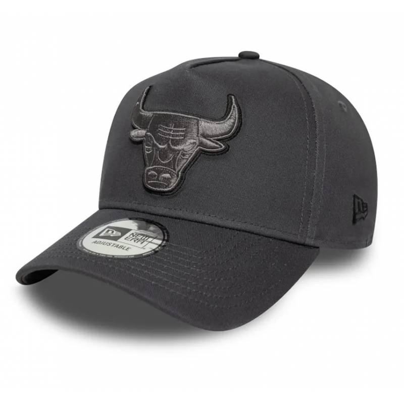Casquette NBA Chicago Bulls New Era Outline E-Frame 9FORTY Gris