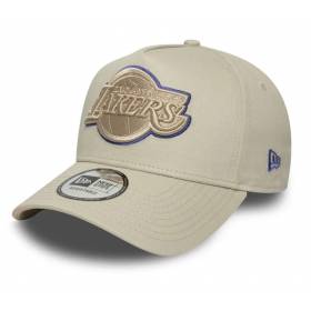 Casquette NBA Los Angeles Lakers New Era Outline E-Frame 9FORTY creme
