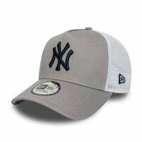 Gorra New Era Side Patch Trucker MLB New York Yankees Gris