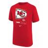 Kid's Nike Yard Line Legend T-shirt NFL Kansas City Chiefs red