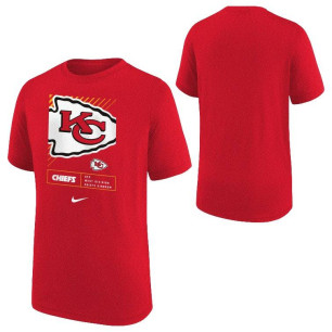 Kid's Nike Yard Line Legend T-shirt NFL Kansas City Chiefs red