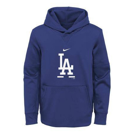 Sudadera MLB niños Los Angeles Dodgers Nike Therma fleece Azul