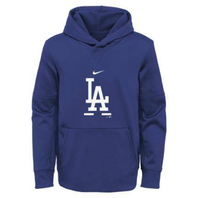 Sudadera MLB niños Los Angeles Dodgers Nike Therma fleece Azul