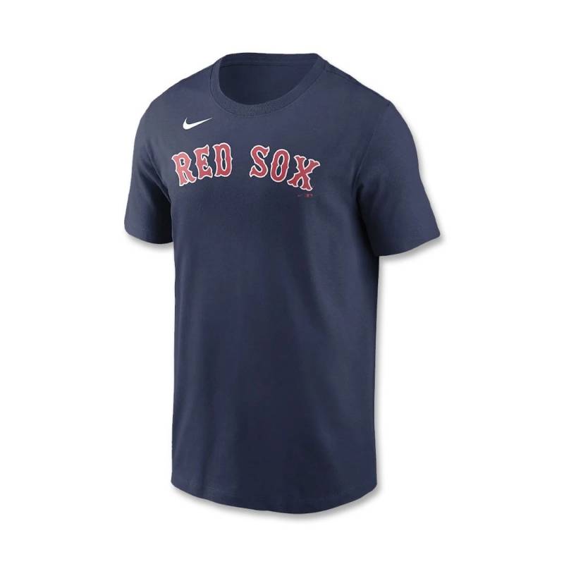 Kid's Nike Wordmark T-shirt MLB Boston Red Sox Navy