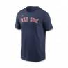 T-shirt MLB niño Boston Red Sox Nike Wordmark Marino