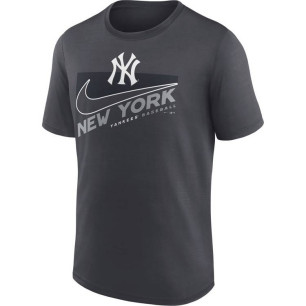 Kid's Nike Pop Swoosh Town T-shirt MLB New York Yankees Grey