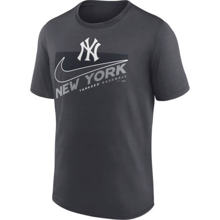 T-shirt MLB niño New York Yankees Nike Pop Swoosh Town gris