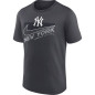 Kid's Nike Pop Swoosh Town T-shirt MLB New York Yankees Grey Kid's Nike Pop Swoosh Town T-shirt MLB New York Yankees Grey