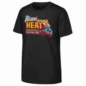 Camiseta NBA niño Miami Heat Outerstuff Hometown Negro