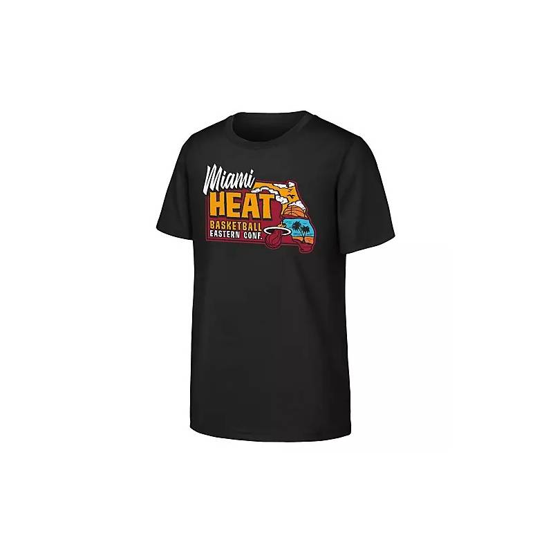 T-shirt NBA Enfant Miami Heat Outerstuff Hometown Noir
