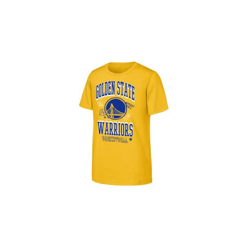 Camiseta NBA niño Golden State Warriors Outerstuff Grit & Glory Amarillo