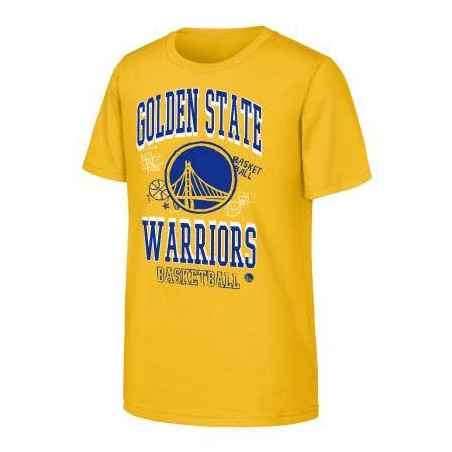Camiseta NBA niño Golden State Warriors Outerstuff Grit & Glory Amarillo