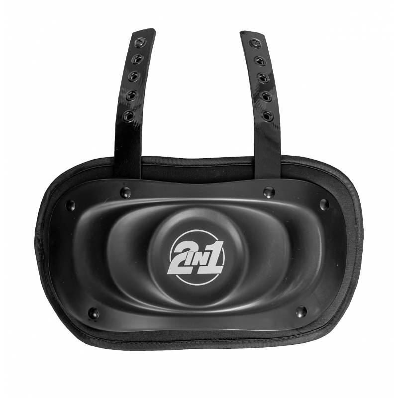 Back Plate pour épaulière de Football Americain 2inone Poly Noir pour Adulte