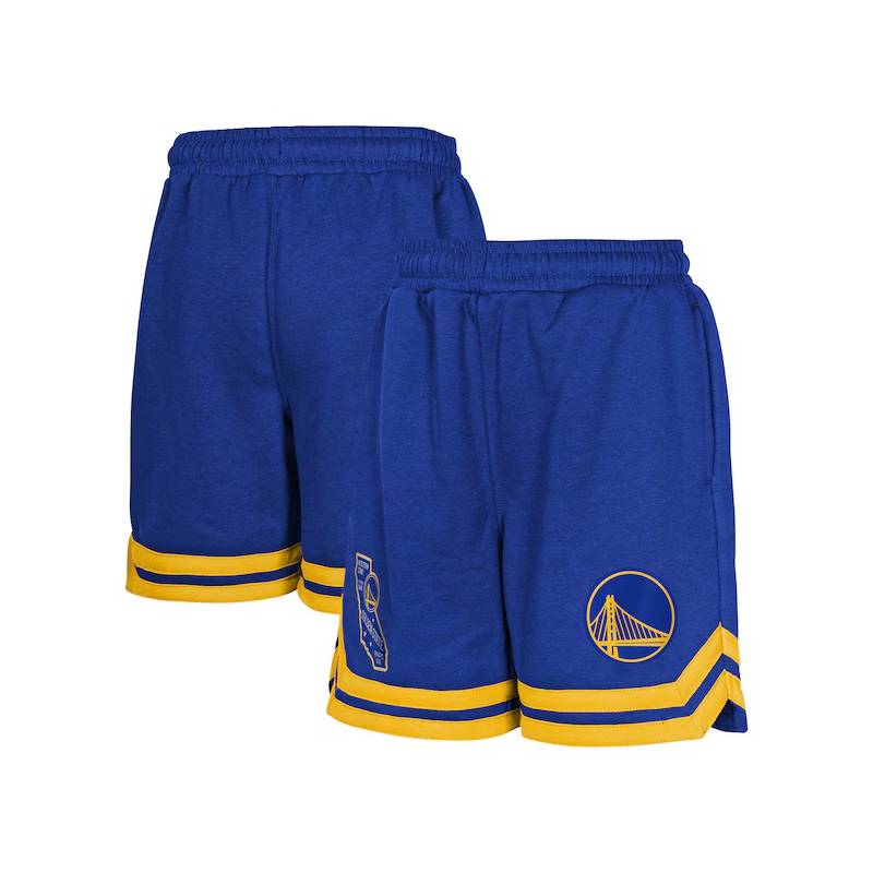 Kids' Outerstuff Teardrop Fleece Short NBA Golden State Warriors