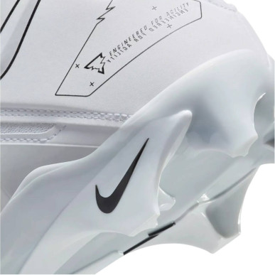 Crampons de Football Americain moulés Nike Alpha menace Pro 3 Blanc