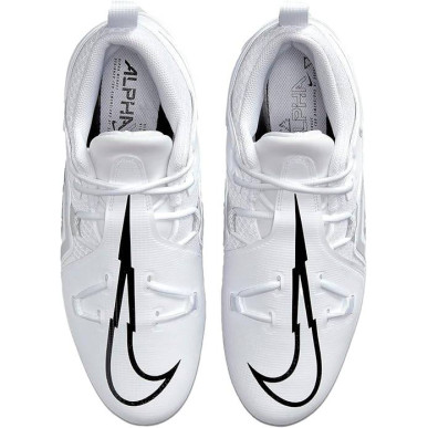 Crampons de Football Americain moulés Nike Alpha menace Pro 3 Blanc