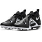 Crampons de Football Americain moulés Nike Alpha menace Pro 3 noir et blanche Crampons de Football Americain moulés Nike Alpha menace Pro 3 noir et blanche