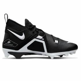 Crampons de Football Americain moulés Nike Alpha menace Pro 3 noir et blanche