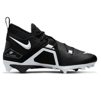 Zapatillas de Fútbol Americano Moldeados Nike Alpha Menace Pro 3 Negro Blanco