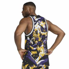 Men's Puma Rival rage AOP Basketball Jersey Purple