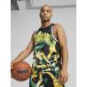 Camiseta de Baloncesto Puma Rival rage AOP Verde