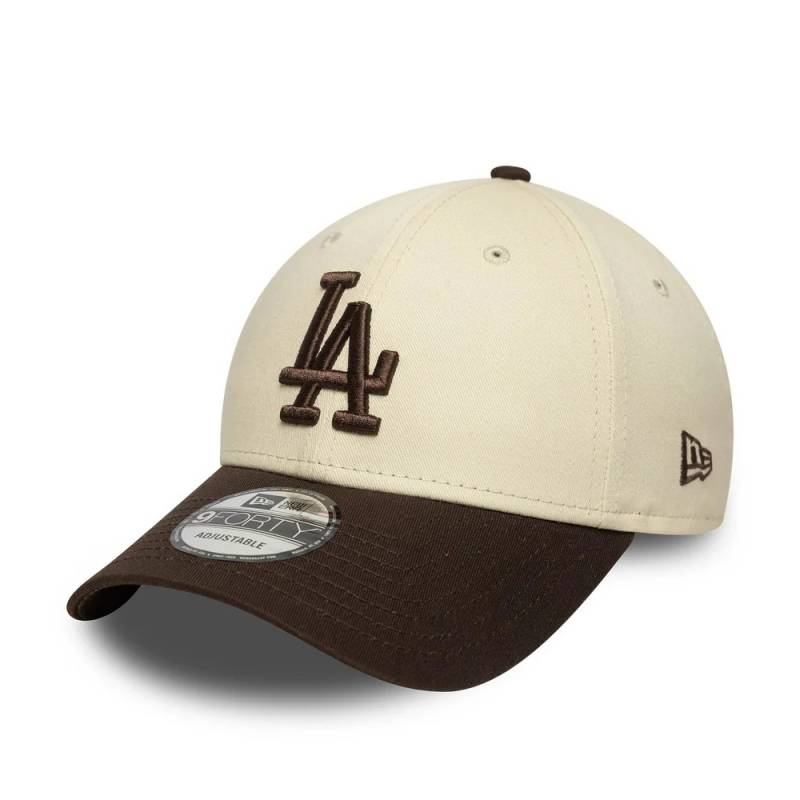 Casquette MLB Los Angeles Dodgers New Era Side Patch 9Forty Crème