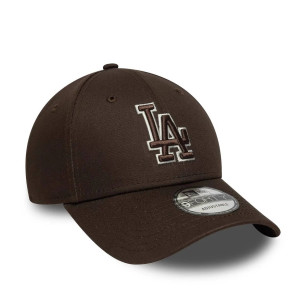 Casquette MLB Los Angeles Dodgers New Era Outline 9Forty Marron