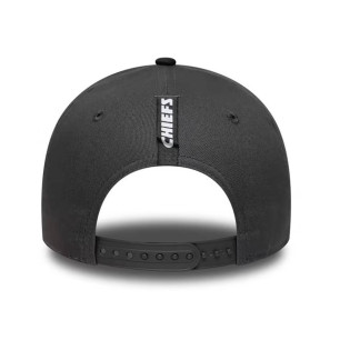 Casquette NFL Kansas City Chiefs New Era E-Frame 9FORTY Gris