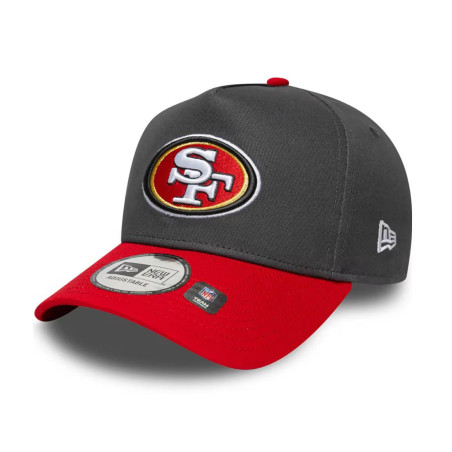 Casquette NFL San Francisco 49ers New Era E-Frame 9FORTY Gris