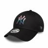 Casquette MLB New York Yankees New Era Metallic Logo 9Forty Noir Femme Casquette MLB New York Yankees New Era Metallic Logo 9Forty Noir Femme