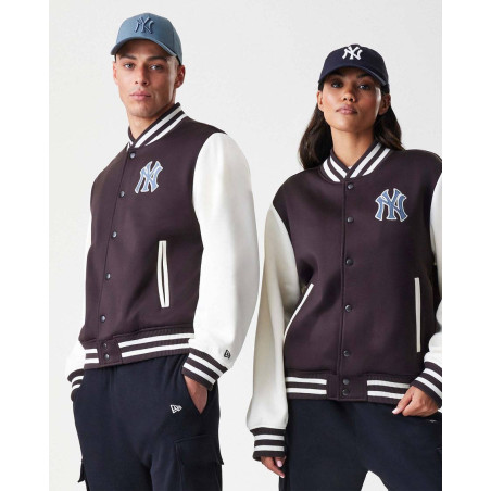 Chaqueta Bomber MLB New York Yankees New Era Panel Negro