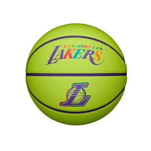 Ballon de Basketball Wilson NBA Los Angeles Lakers Team Neon
