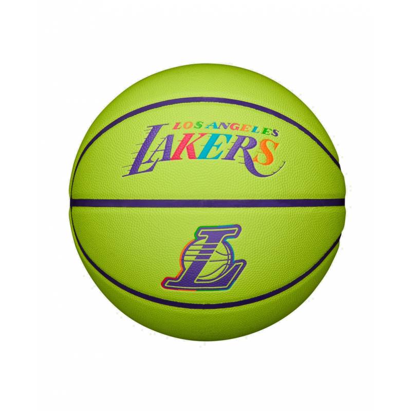 Ballon de Basketball Wilson NBA Los Angeles Lakers Team Neon