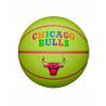 Balón de baloncesto NBA Chicago Bulls Wilson Team Neon