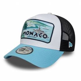 New Era A-Frame Trucker Cap Monaco Black