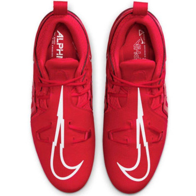 Crampons de Football Americain moulés Nike Alpha menace Pro 3 Rouge