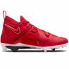 Nike Alpha menace Pro 3 Red Football Cleats Nike Alpha menace Pro 3 Red Football Cleats