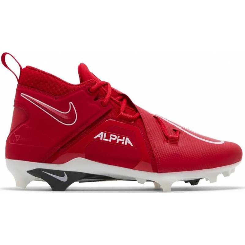 Crampons de Football Americain moulés Nike Alpha menace Pro 3 Rouge Crampons de Football Americain moulés Nike Alpha menace Pro 3 Rouge