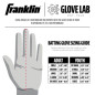Batting gloves Franklin 2nd Skinz Drip Black Batting gloves Franklin 2nd Skinz Drip Black