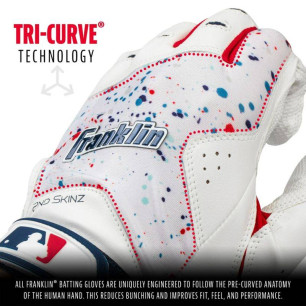 Gants de Batting Franklin 2nd Skinz Drip USA