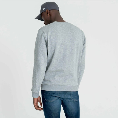 Sudadera NFL Logo New Era Team Logo Crew Neck Gris