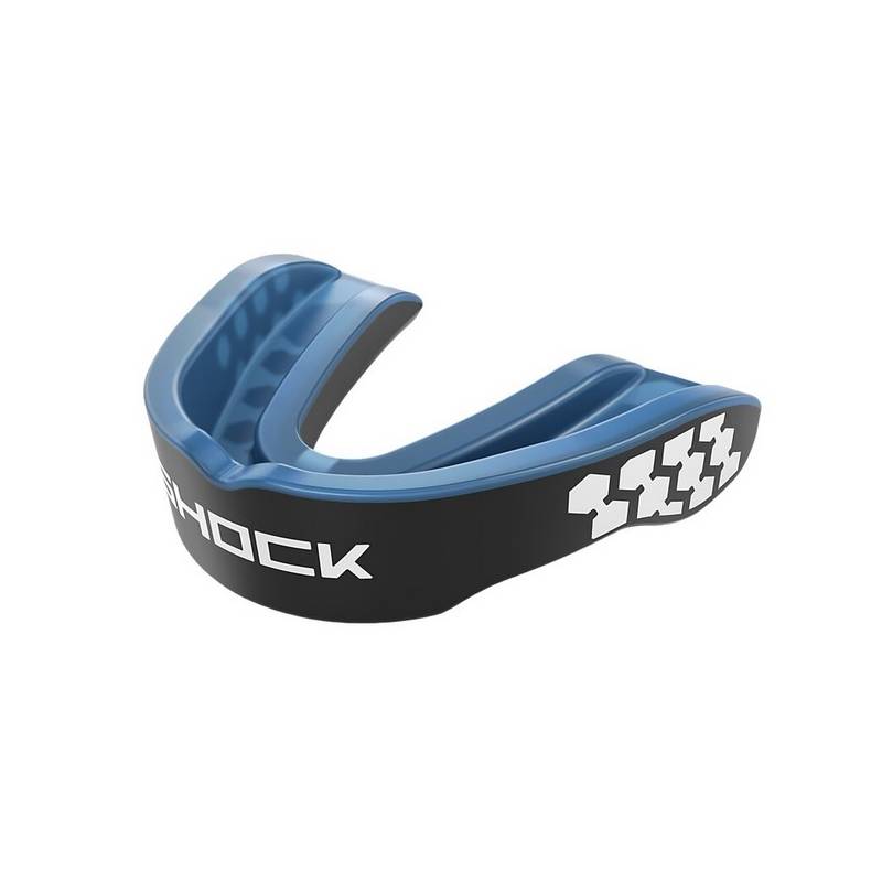 Shock Doctor Gel Max power carbon mouthguard with strap black