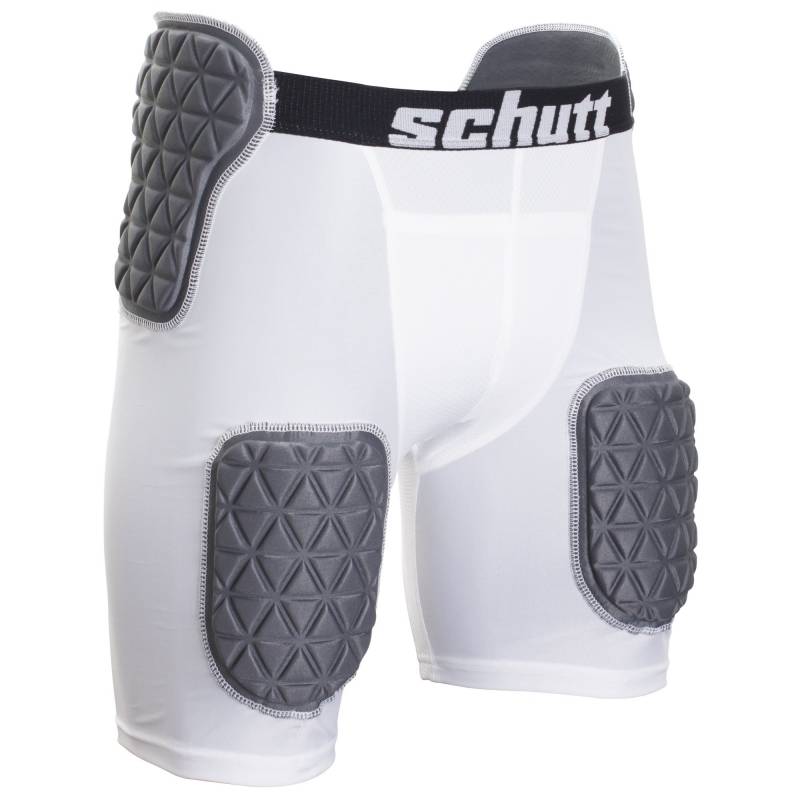 Short de Protection Schutt Varsity 5 pads Blanc