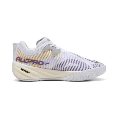 Chaussures de Basketball Puma All-Pro Nitro 2 Blanc et jaune